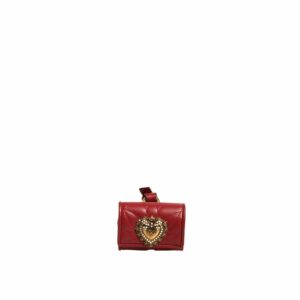 Dolce & Gabbana quilted leather key holder red Women Other ONE SIZE Red