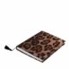 Dolce & Gabbana Leopard Print Notebook with Tassel Women Brown Other