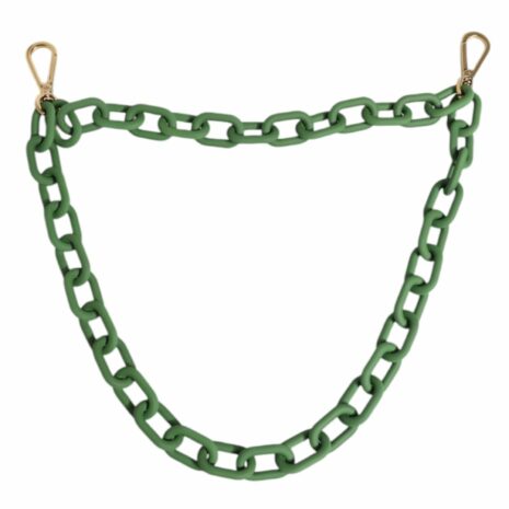 Dolce & Gabbana Silicone Chain Bag Strap Men Green Miscellaneous ONE SIZE Green