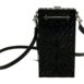 Dolce & Gabbana Sicily Box Crossbody Bag in Black Patent Leather