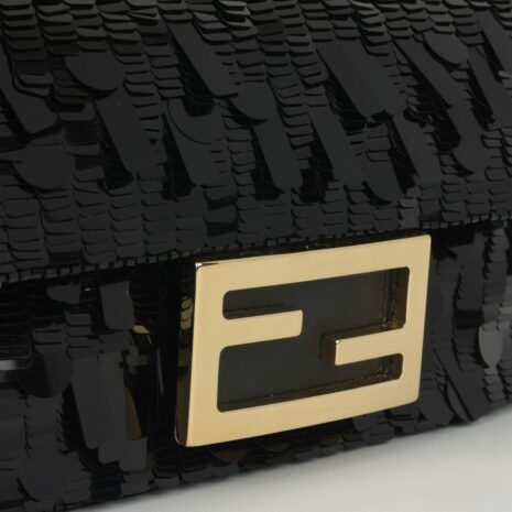 SOR6143-FENDIMINICHAINBAGUETTE-BLACKSEQUINPAILLETTESGHW-1-456