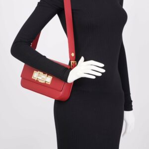 Fendi Baguette Bag Red Leather