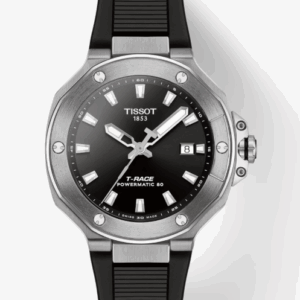 Tissot T-Race Powermatic 80 Automatic Black Dial 41mm Men's Watch T1418071705100.