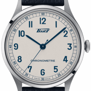 Tissot Heritage 1938 Cosc Heritage Collection Silver Dial Blue Leather Strap Round Men's Watch T1424641603200