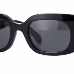 Celine 3 Dots CL 40287U 01A Shiny Black /Grey with Light Mirror Square Women's Sunglasses