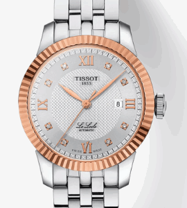 Tissot Le Locle Automatic 18k Gold Bezel Lady's Watch T9322074103600