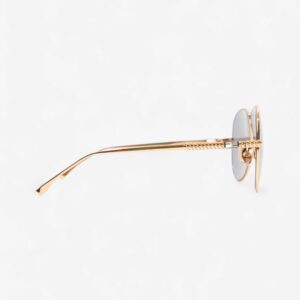 Fendi FF Travel Aviator Gold Acetate 145mm