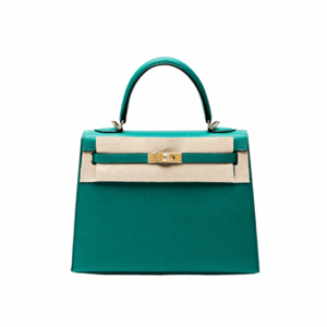 Hermes Kelly 25 Vert Jade Sellier Epsom Calfskin