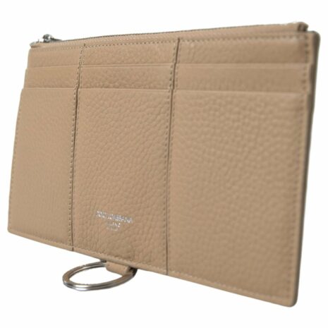 Dolce & Gabbana Sicily Wallet on Chain - Beige Leather