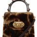 Dolce & Gabbana Devotion Small Velvet Giraffe Print Bag