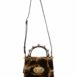 Dolce & Gabbana Devotion Small Velvet Giraffe Print Bag