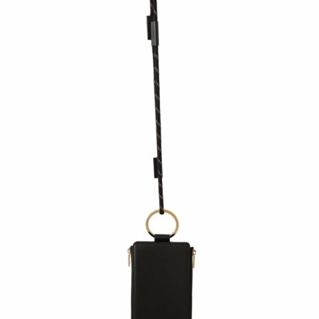 Dolce & Gabbana Sicily Phone Case with Rope Strap - Black