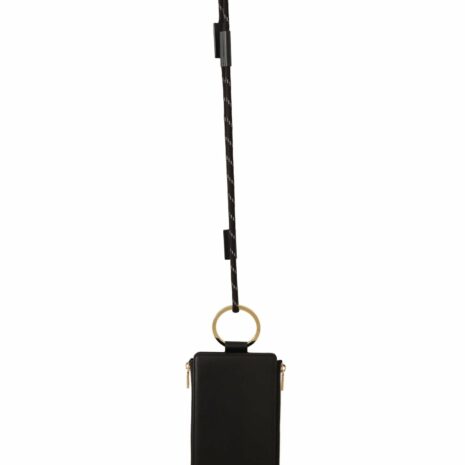 Dolce & Gabbana Sicily Phone Case with Rope Strap - Black