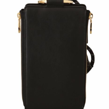 Dolce & Gabbana Sicily Phone Case with Rope Strap - Black
