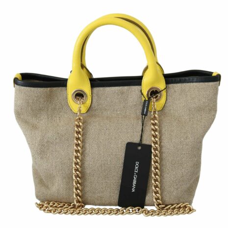Dolce & Gabbana Chain Strap Shoulder Sling Tote Bag