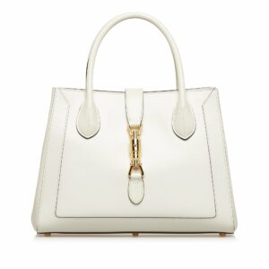 Gucci Jackie 1961 Medium White Leather Gold