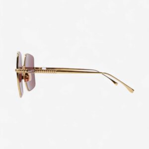 Fendi FF Sunglasses Gold Acetate 145mm