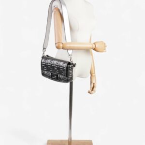 Fendi Baguette Metallic Lambskin Leather Medium
