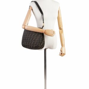 Fendi Shoulder Bag Zucca Canvas