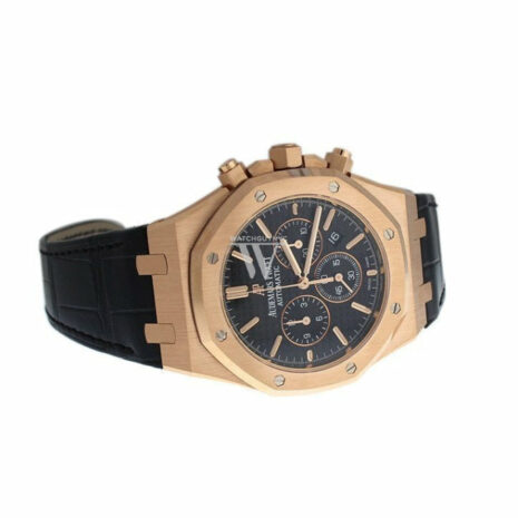 Audemars Piguet Royal Oak Chronograph 41Mm Pink Gold Blak Dial Watch 26320Or.oo.d002Cr.01