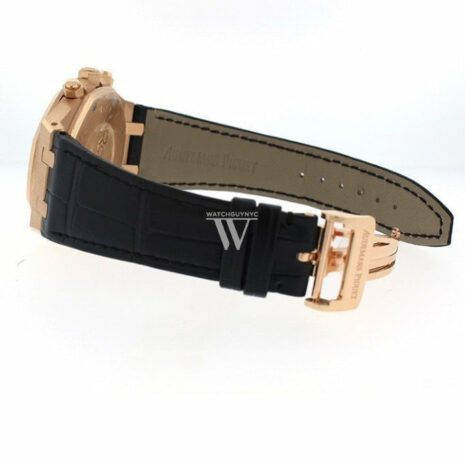Audemars Piguet Royal Oak Chronograph 41Mm Pink Gold Blak Dial Watch 26320Or.oo.d002Cr.01