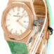 Audemars Piguet Royal Oak 33Mm Silver-Toned Dial 18K Pink Gold Ladies 67653Or.gg.1263Or.01 Watch