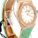 Audemars Piguet Royal Oak 33Mm Silver-Toned Dial 18K Pink Gold Ladies 67653Or.gg.1263Or.01 Watch