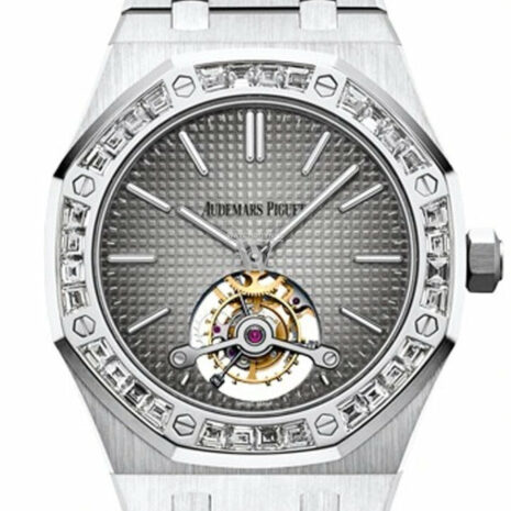 Audemars Piguet Royal Oak 41Mm Smoked Grey Dial 950 Platinum Mens Watch 26516Pt.zz.1220Pt.01