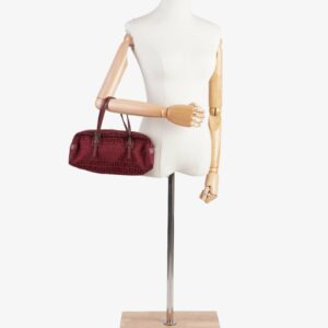 Fendi Vintage Zucchino Red Canvas