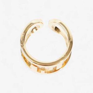 Fendi O'Lock Ring Gold Base Metal Medium (55mm)
