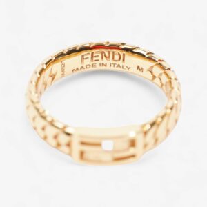 Fendi Baguette Ring Gold Brass Medium (54mm)