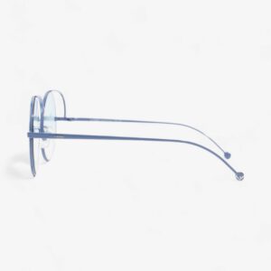 Fendi Round Sunglasses Blue Base Metal 135mm