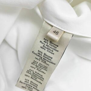 Hermes 23SS white jacket with Pegasus embroidery