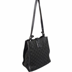 Gucci New Black GG Short Strap Shoulder Bag