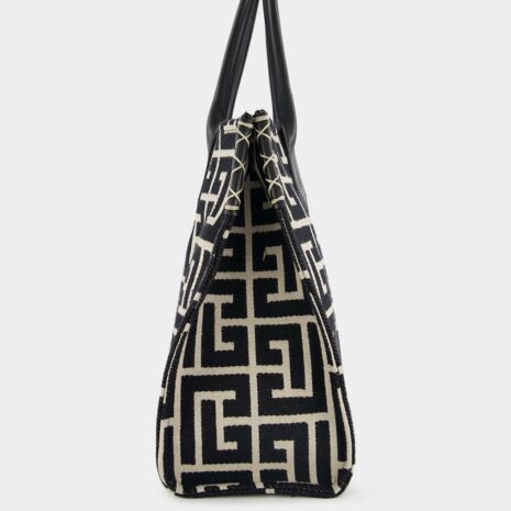 BalmainB-Army 42 Monogram-Jacquard Medium Tote Bag at Fashion Clinic