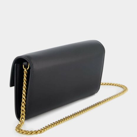BalmainB- Buzz Leather Clutch Bag at Fashion Clinic