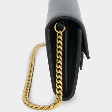 BalmainB- Buzz Leather Clutch Bag at Fashion Clinic