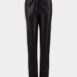 BalmainBelted Leather Trousers at Fashion Clinic