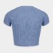 BalmainBlue Buttoned Knit Top at Fashion Clinic