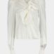 BalmainBow-Embellished Silk Blouse at Fashion Clinic