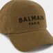 BalmainBrown Logo Baseball Cap at Fashion Clinic