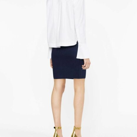 BalmainCable-Knit Pencil Skirt at Fashion Clinic