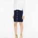 BalmainCable-Knit Pencil Skirt at Fashion Clinic