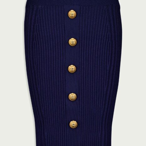 BalmainCable-Knit Pencil Skirt at Fashion Clinic