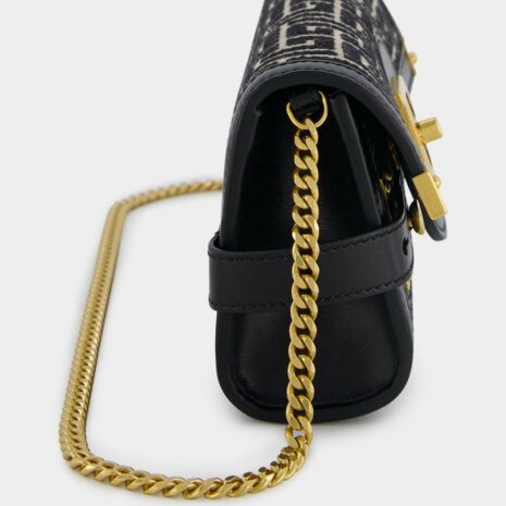 BalmainClutch B-Buzz Mini Monogram Jacquard at Fashion Clinic
