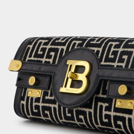 BalmainClutch B-Buzz Mini Monogram Jacquard at Fashion Clinic