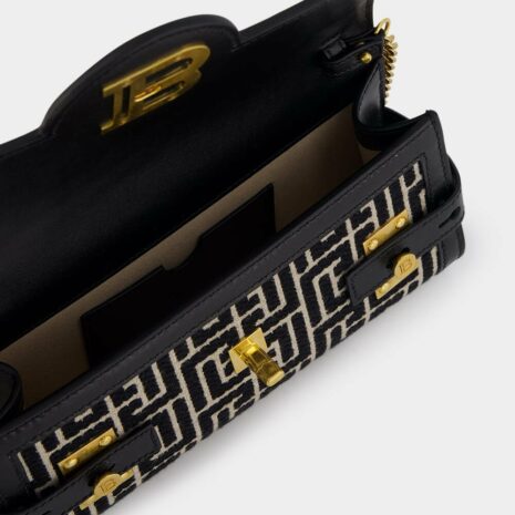 BalmainClutch B-Buzz Mini Monogram Jacquard at Fashion Clinic