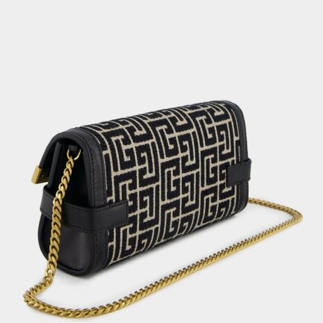 BalmainClutch B-Buzz Mini Monogram Jacquard at Fashion Clinic