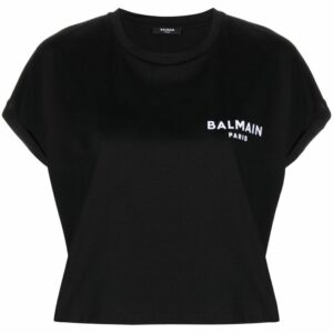 BalmainCotton t-shirt at Fashion Clinic