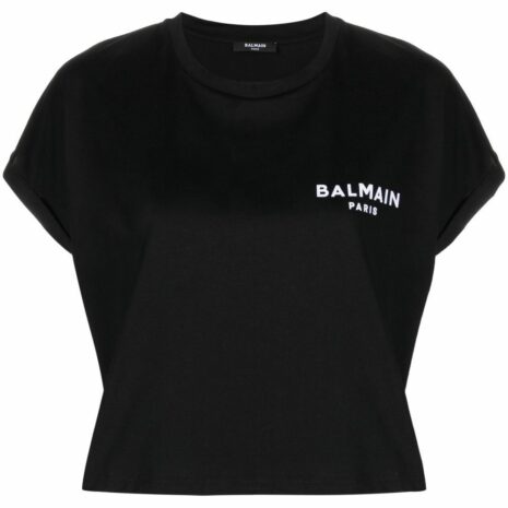 BalmainCotton t-shirt at Fashion Clinic
